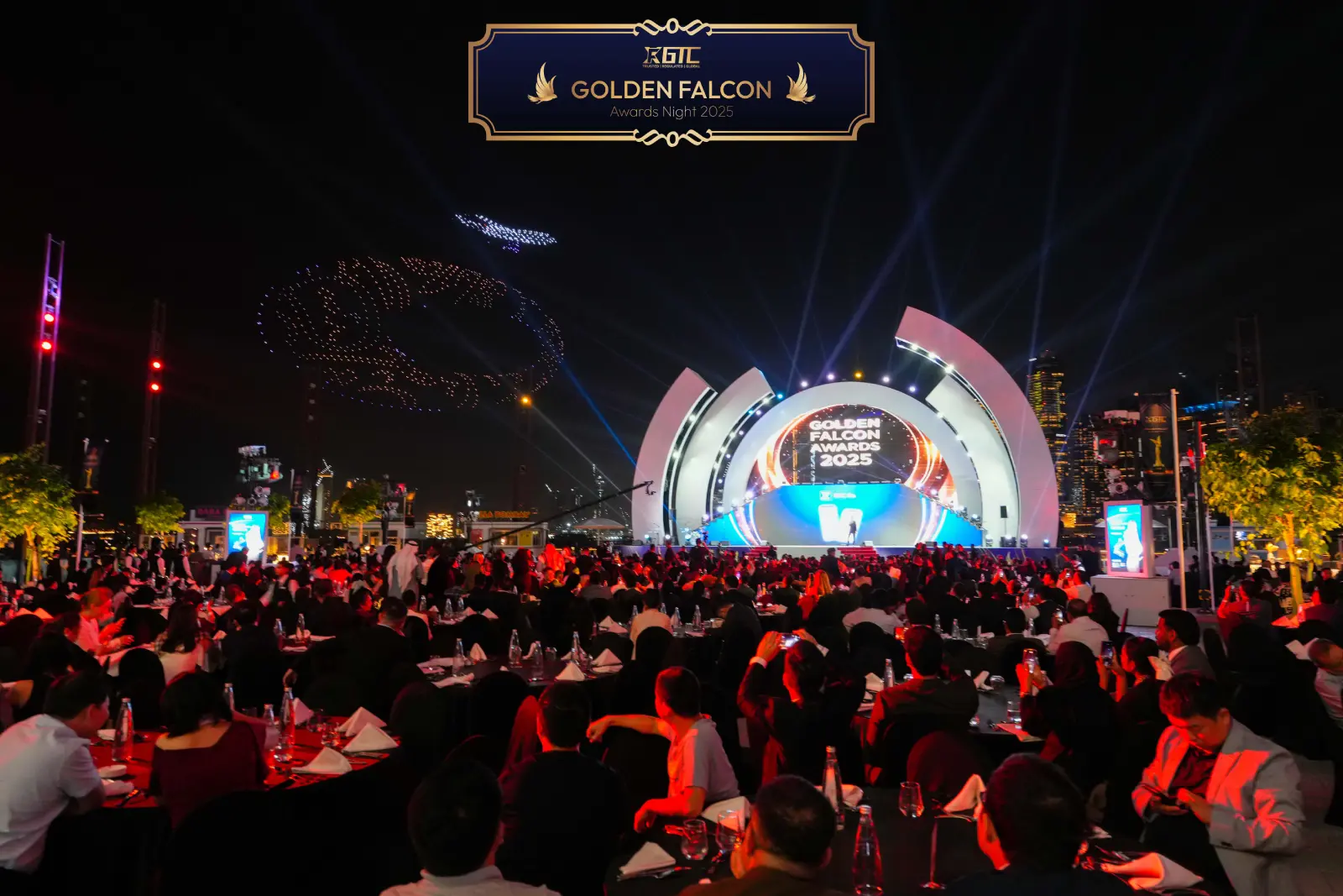 Celebration and lucky draws at the Golden Falcon Awards 2025
