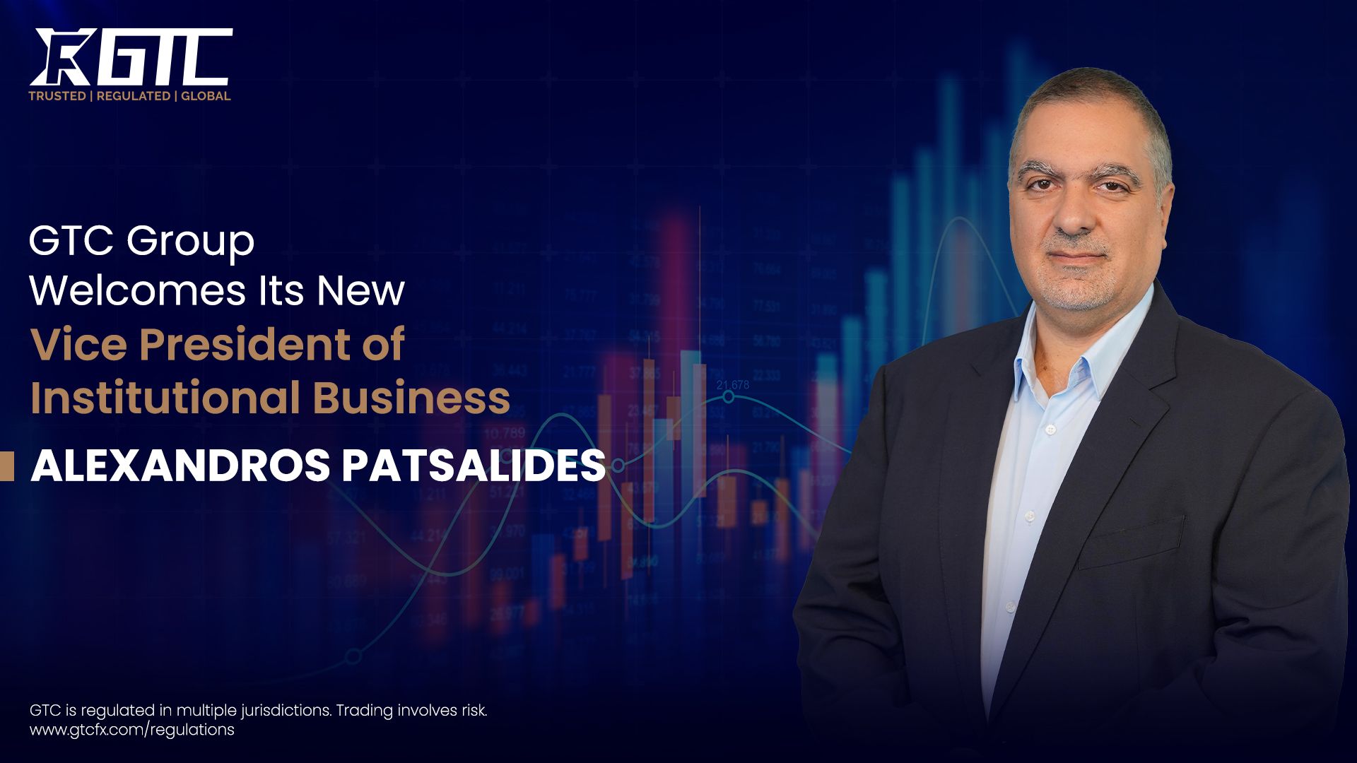 GTC Group Welcomes Its New Vice President of Institutional Business - Alexandros Patsalides