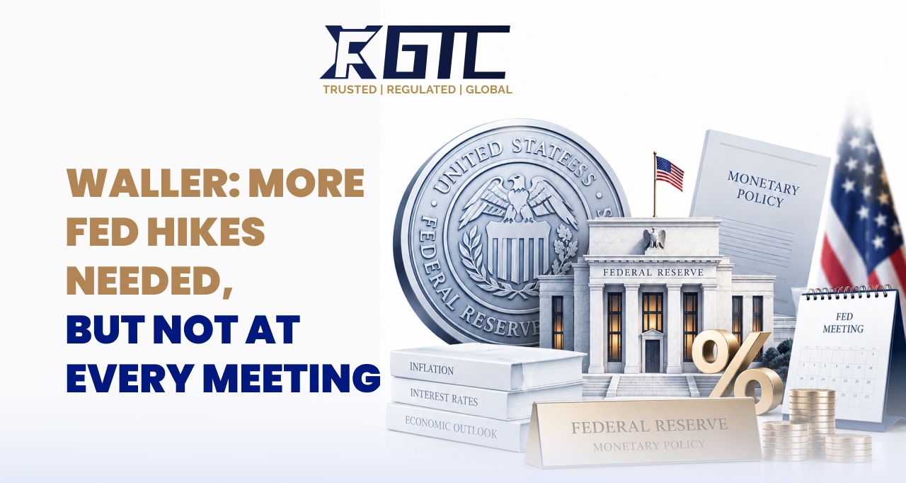 WALLER: MORE FED HIKES NEEDED, BUT NOT AT EVERY MEETING