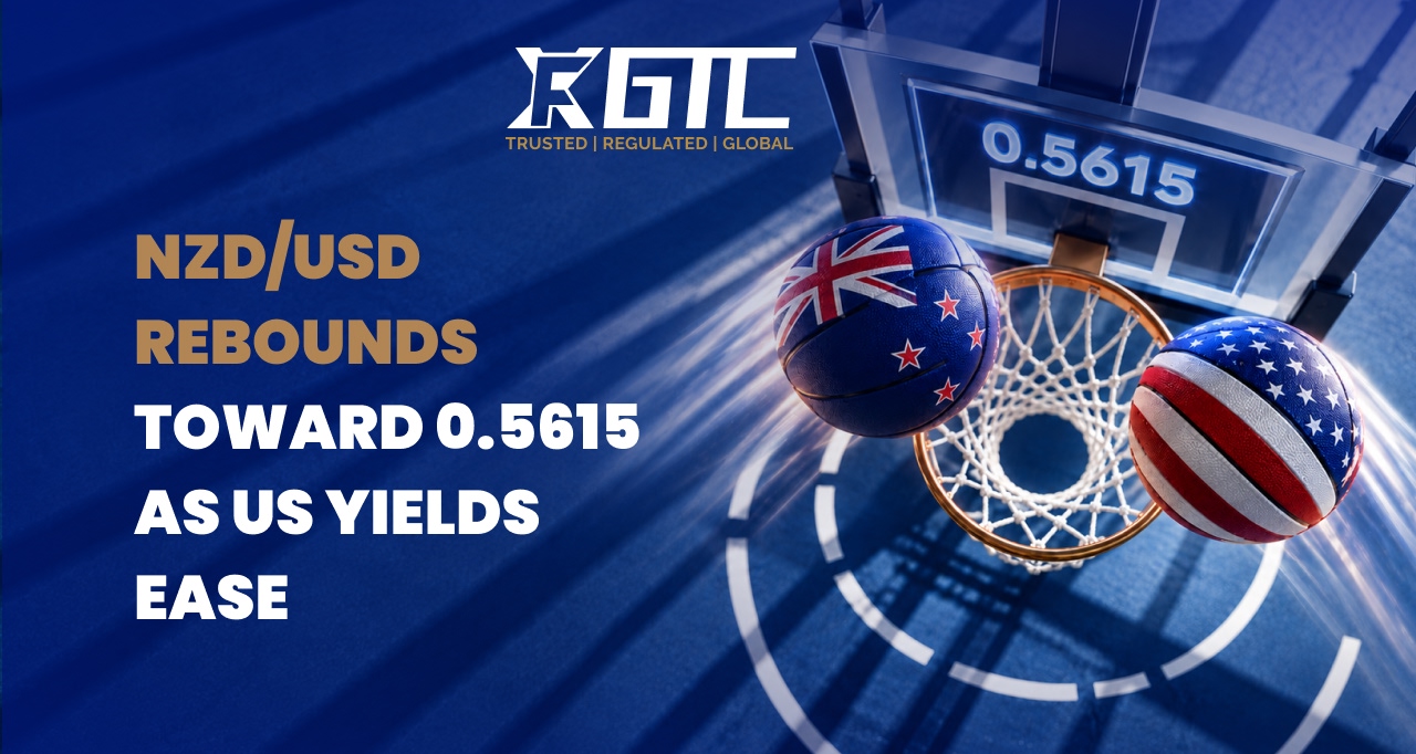NZD/USD REBOUNDS TOWARD 0.5615 AS US YIELDS EASE