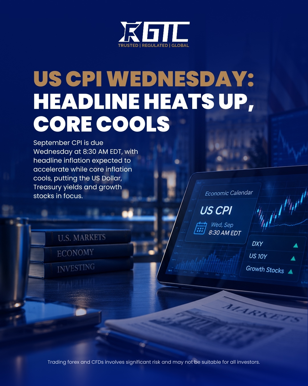 US CPI WEDNESDAY: HEADLINE HEATS UP, CORE COOLS