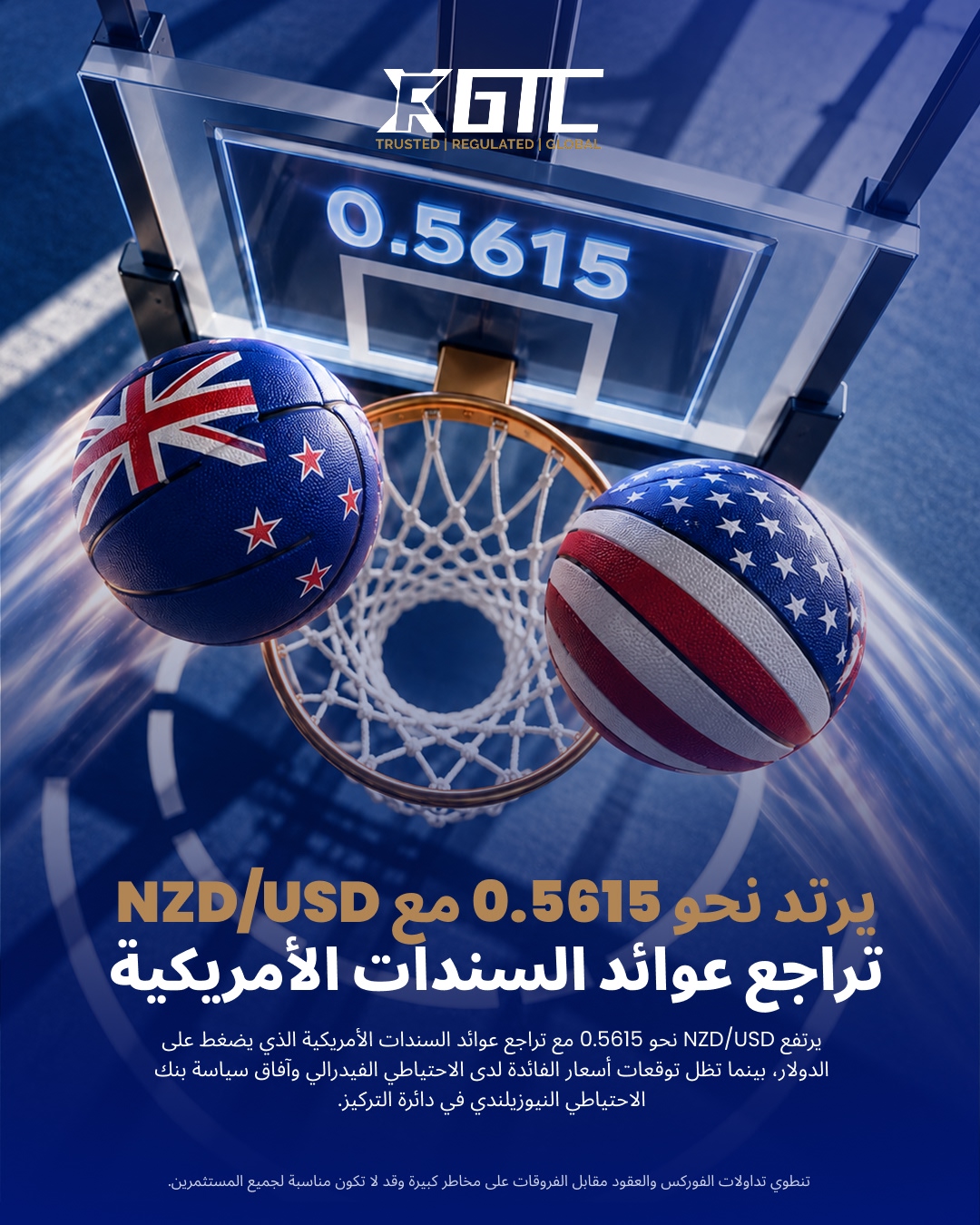 زوج NZD/USD يرتد نحو 0.5615 مع انخفاض عوائد الخزينة الأمريكية