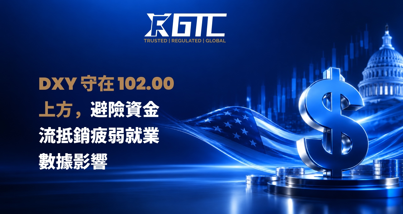 美元指数持稳于102.00上方,避险资金流入抵消疲软就业数据