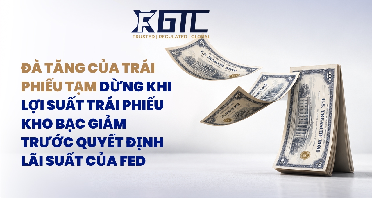 Cuộc biểu tình trái phiếu tạm dừng khi lợi suất Kho bạc suy giảm trước quyết định lãi suất của Fed