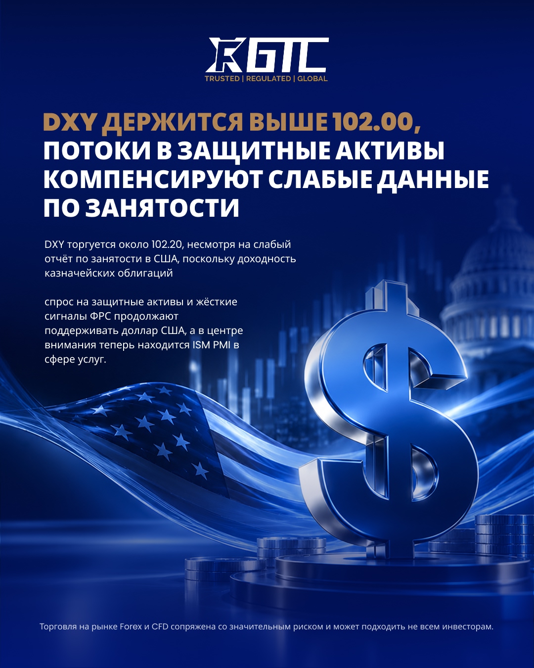 DXY HOLDS ABOVE 102.00 AS SAFE-HAVEN FLOWS OFFSET WEAK JOBS DATA