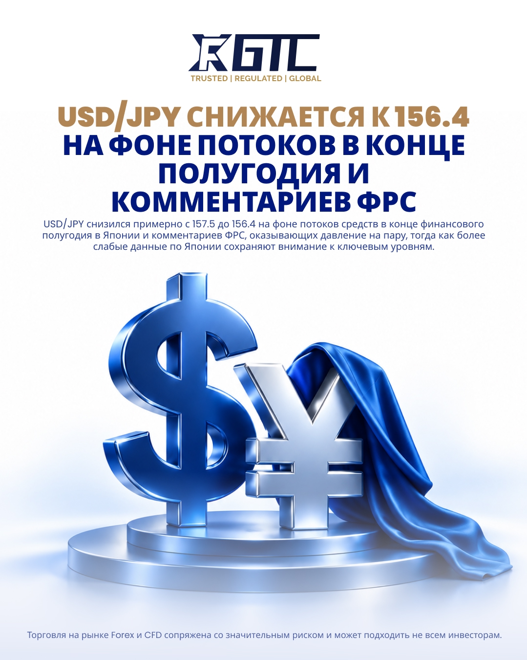 USD/JPY FALLS TOWARD 156.4 AS HALF-YEAR-END FLOWS AND FED COMMENTS WEIGH