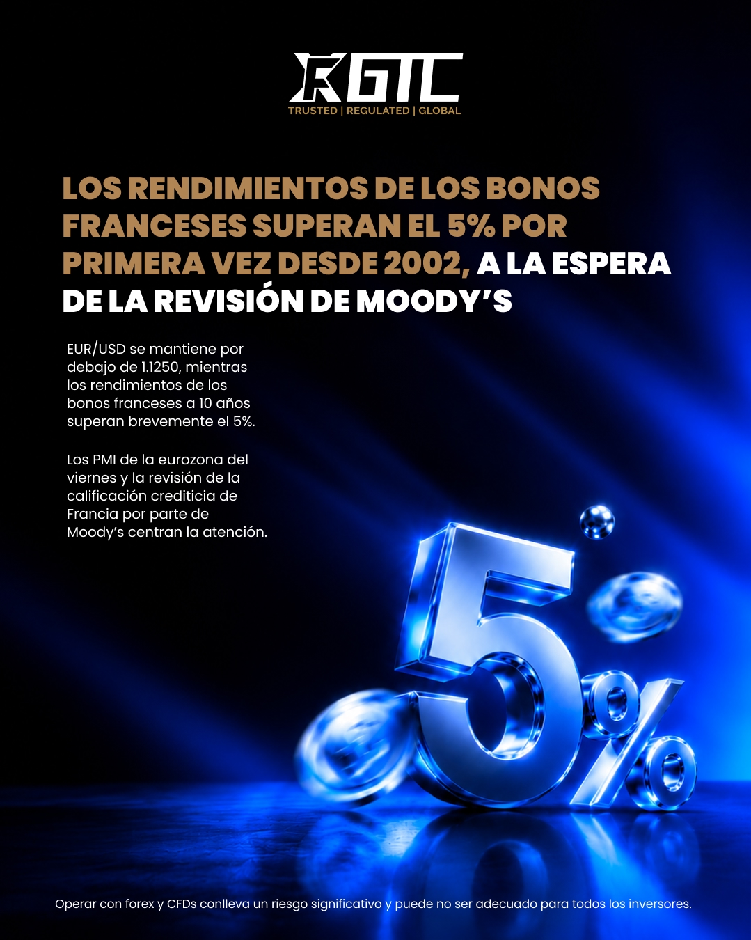 LOS RENDIMIENTOS FRANCESES SUPERAN EL 5% POR PRIMERA VEZ DESDE 2002 MIENTRAS SE ACERCA LA REVISIÓN DE MOODY'S