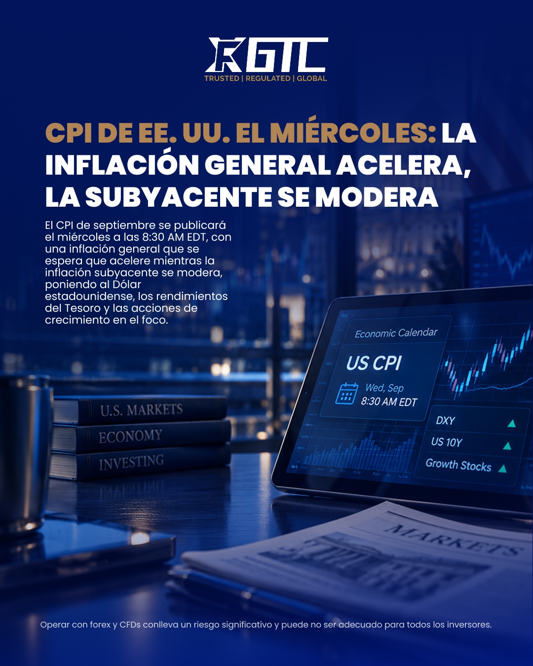 IPC DE EE.UU. EL MIÉRCOLES: EL TITULAR SE CALIENTA, EL NÚCLEO SE ENFRÍA