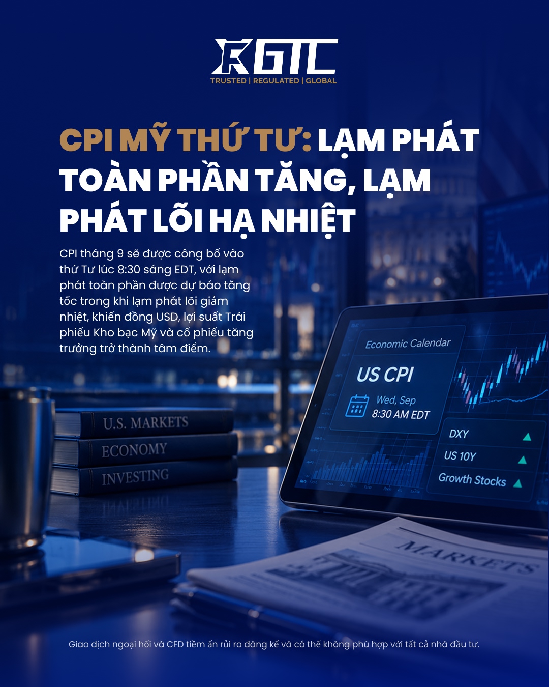 CHỈ SỐ CPI HOA KỲ THỨ TƯ: CHỈ SỐ TIÊU ĐỀ TĂNG, CHỈ SỐ LÕI GIẢM