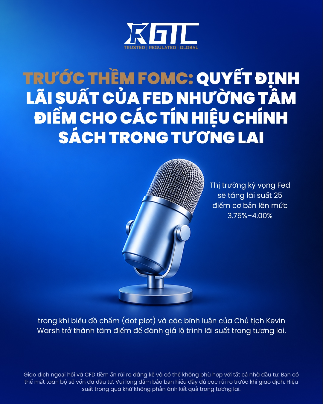 XEM TRƯỚC FOMC: QUYẾT ĐỊNH LÃI SUẤT CỦA FED ĐƯỢC ĐẾM LẠI CHỖ CHO CÁC TÍN HIỆU CHÍNH SÁCH TƯƠNG LAI