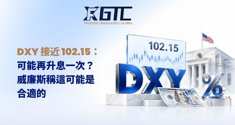 DXY接近102.15:还会再涨吗?威廉姆斯表示可能合适