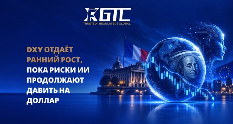 DXY ТЕРЯЕТ РАННИЕ ДОСТИЖЕНИЯ, ПОСКОЛЬКУ РИСКИ, СВЯЗАННЫЕ С ИИ, ПРОДОЛЖАЮТ ОКАЗЫВАТЬ ДАВЛЕНИЕ НА ДОЛЛАР