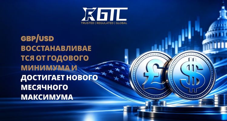 GBP/USD ВОССТАНАВЛИВАЕТСЯ ОТ ГОДОВОГО МИНИМУМА К НОВОМУ МЕСЯЧНОМУ МАКСИМУМУ