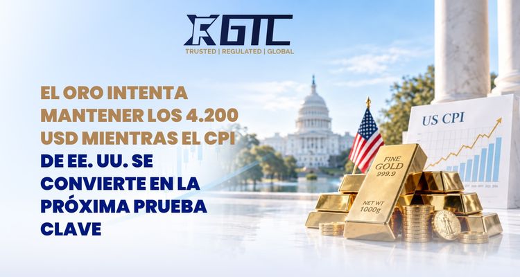 EL ORO INTENTA MANTENER $4,200 MIENTRAS EL IPC DE EE.UU. SE CONVIERTE EN LA PRÓXIMA PRUEBA CLAVE
