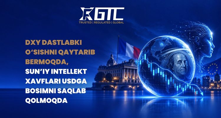 DXY ERKAKLI KASB QAYTARADI, CHUNKI AI XAVFLARI USD-NI BOSIM OSTIDA SAQLAYDI